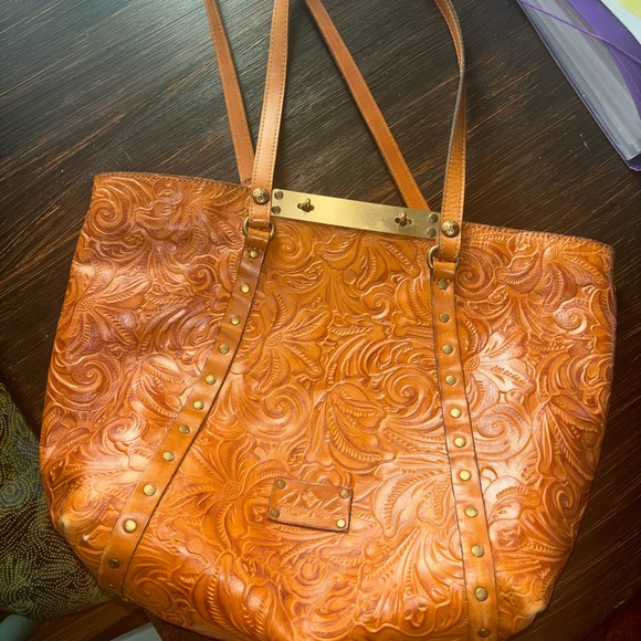 Patricia Nash Handbags - Embossed Leather Tote Bag